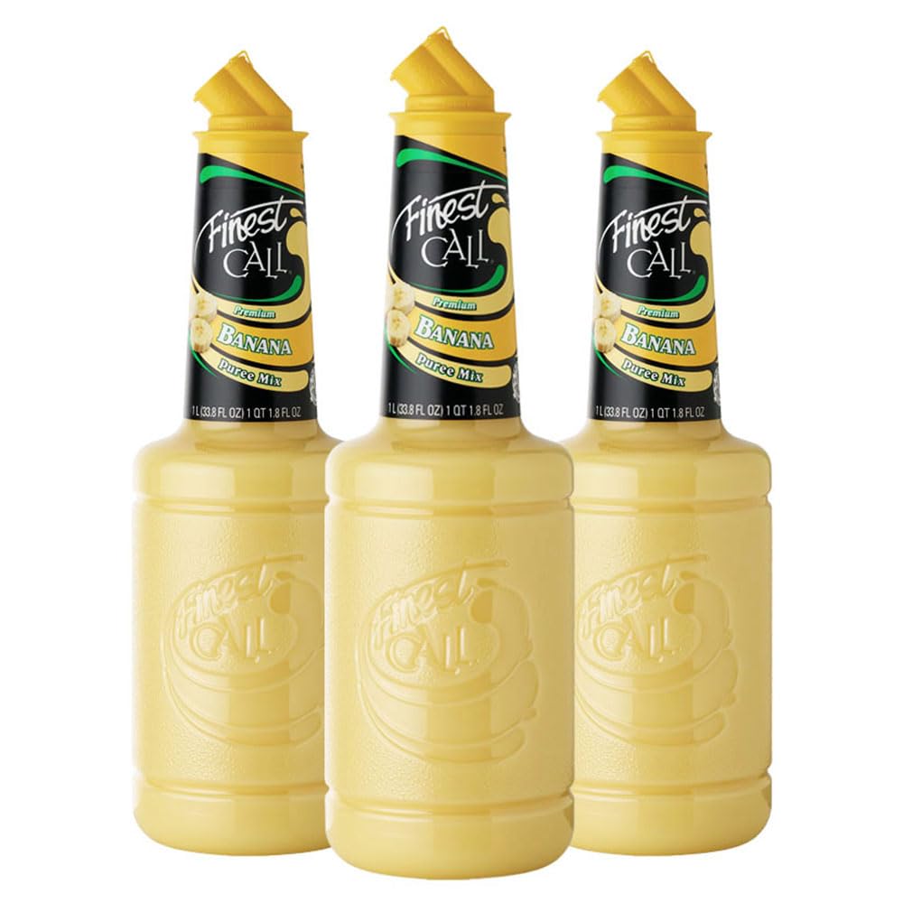Amazon.com : Finest Call Premium Banana Puree Drink Mix, 1 Liter